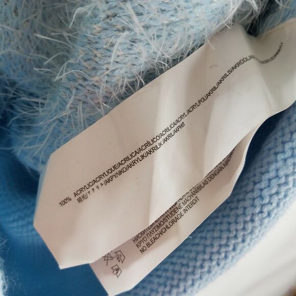 Minkpink Sweater Dress Let Them Eat Cake Baby Blue Nasty Gal Blogger Size Medium - Picture 6 of 7